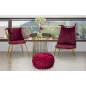 Fotel GLAM BACKY 55 60 83 cm (wysokość siedziska 35 cm)